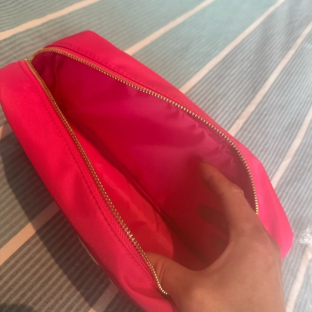 Girls Soccer Print Travel Cosmetic Bag